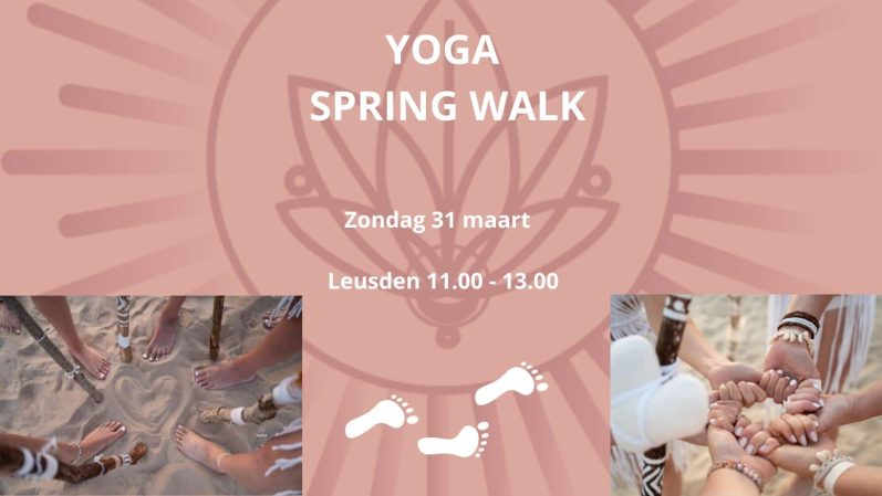 Yoga spring walk
